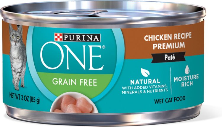 Purina ONE Chicken Recipe Pate Grain-Free Canned Cat Food